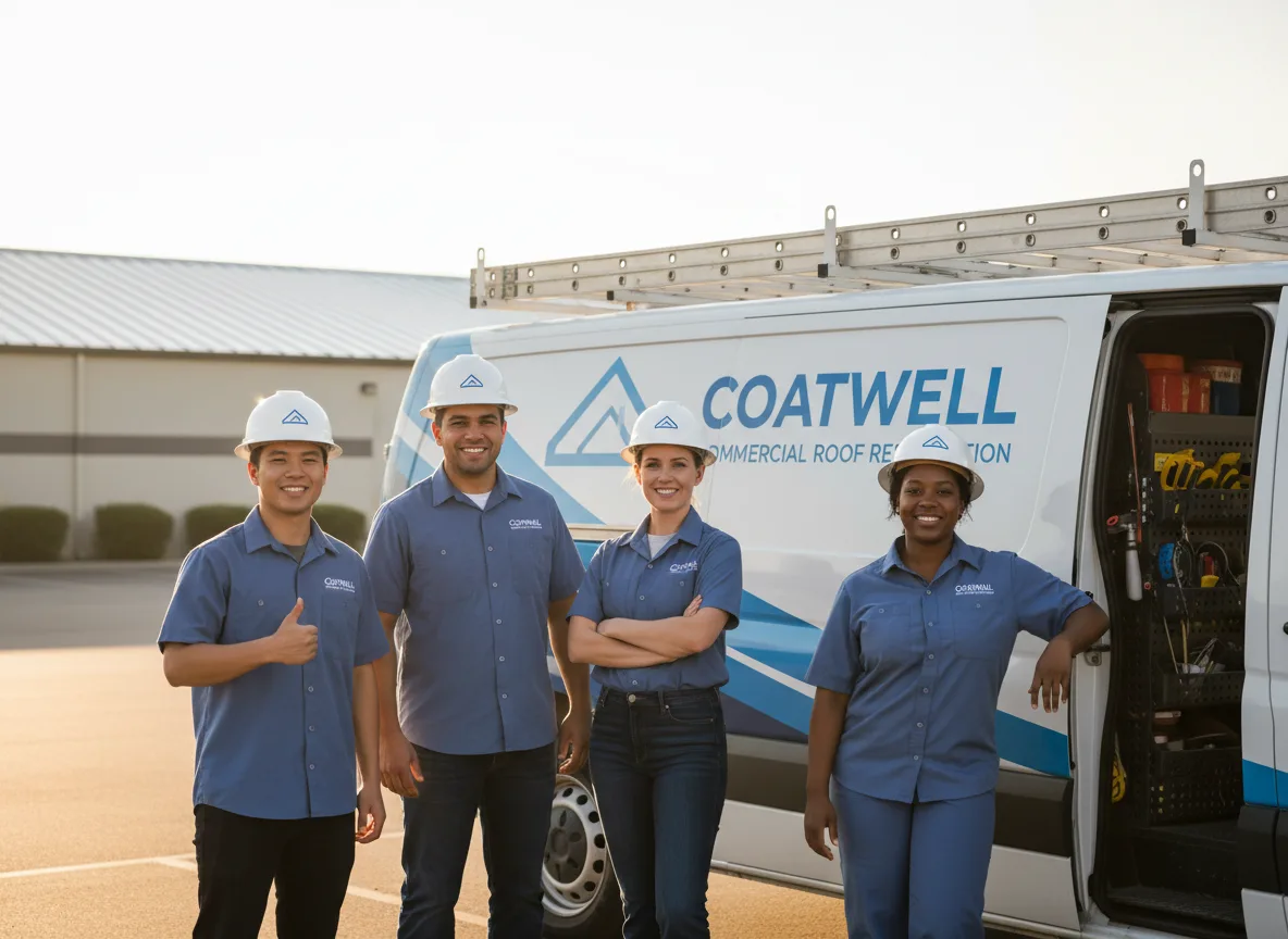 Commercial roof coating company in Coldspring, TX